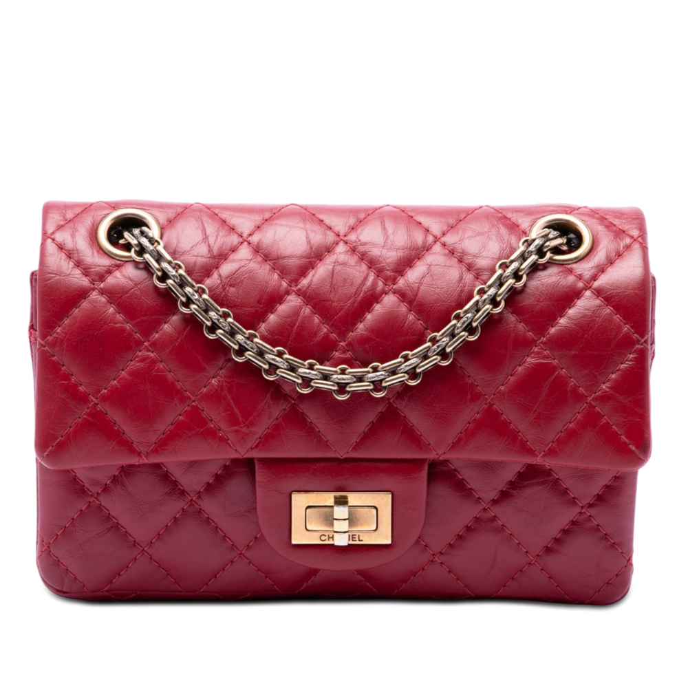 Pre-Loved Chanel Quilted Aged Calfskin Reissue 2.55 Single Flap 224